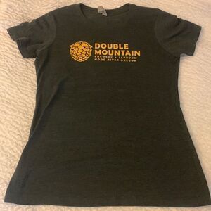 GYPSY STUMPER IPA, DOUBLE MOUNTAIN BREWERY, ladies large T, cotton/poly blend,